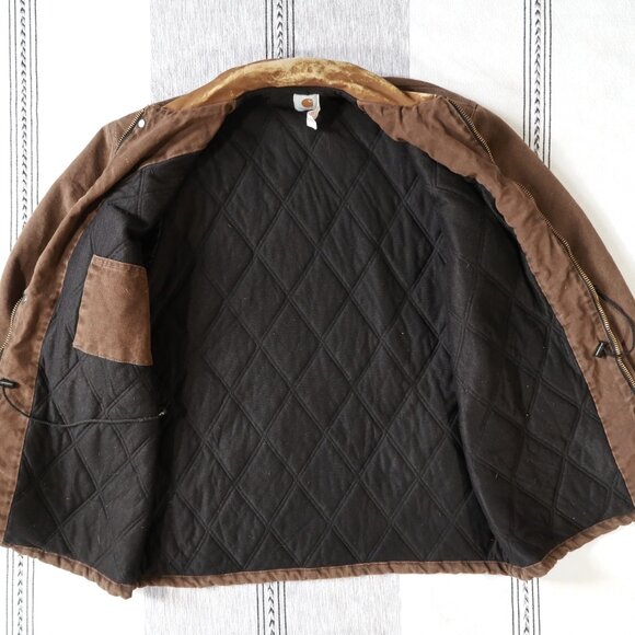 Vintage 90's Carhartt Quilt Lined Barn Jacket | Large - Picture 8 of 10